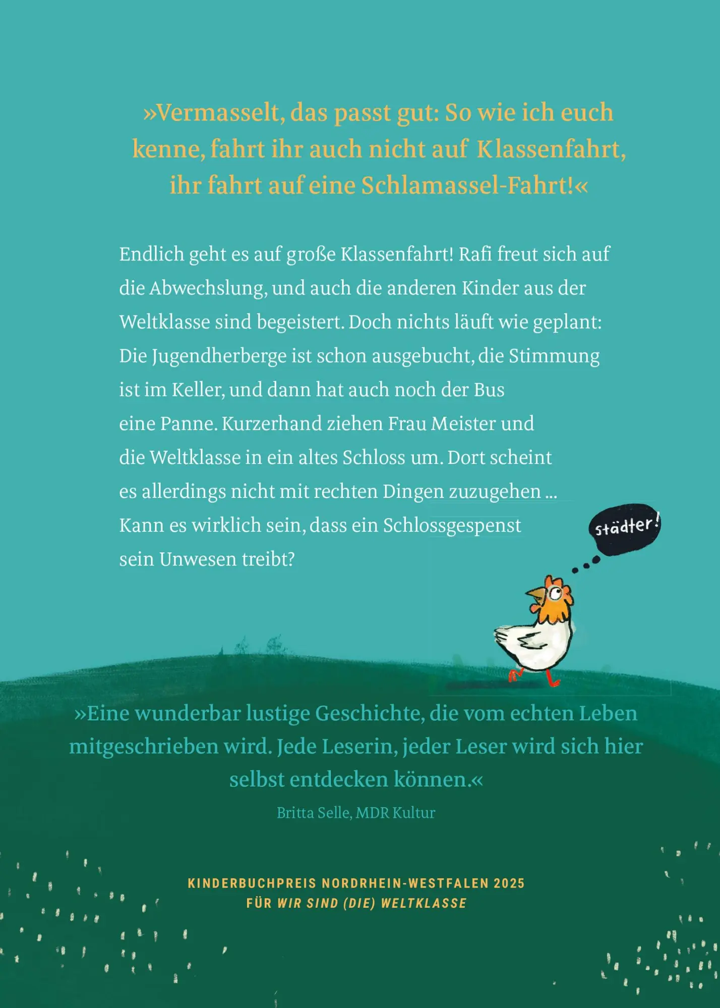 Bild: 9783446282599 | Wir sind (die) Weltklasse - Die Schlamassel-Fahrt | Tanya Lieske