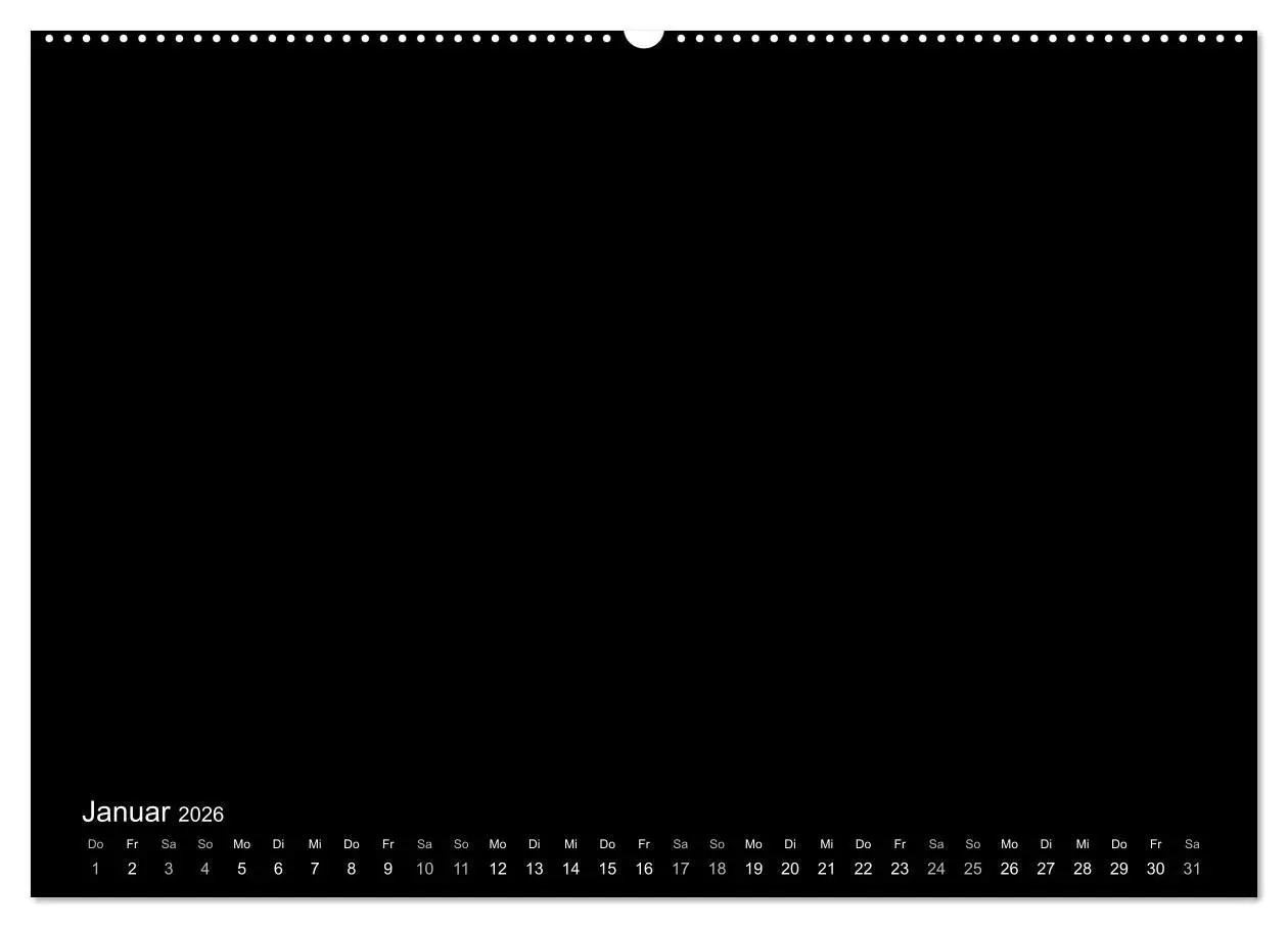 Bild: 9783457792599 | Bastelkalender: DIY Kreativ-Kalender -schwarz- (Wandkalender 2026...
