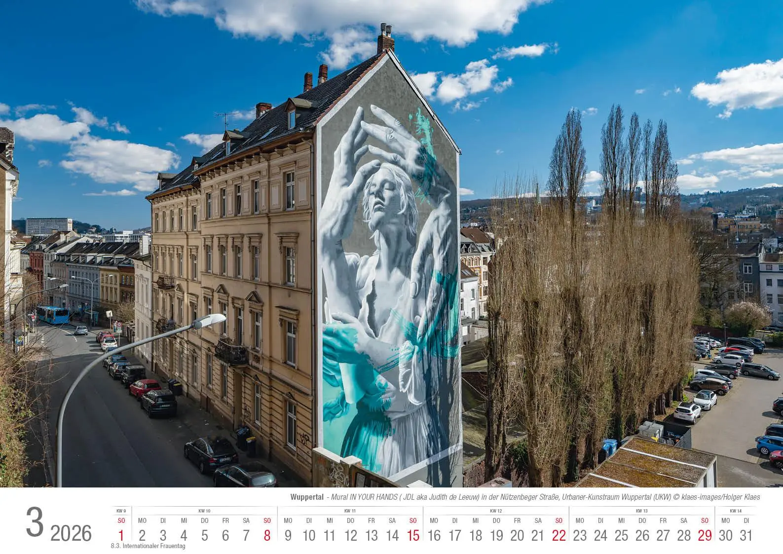 Bild: 9783965352599 | Wuppertal 2026 Bildkalender A3 Spiralbindung | Holger Klaes | Kalender