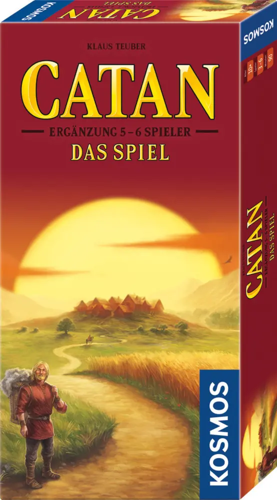 Cover: 4002051682699 | CATAN - Ergänzung 5-6 Spieler - Das Spiel | Klaus Teuber | Spiel