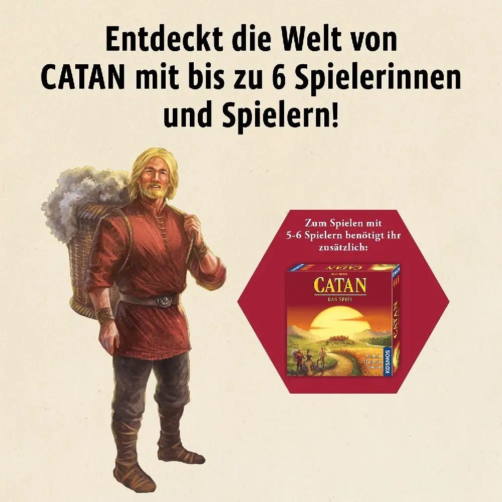 Bild: 4002051682699 | CATAN - Ergänzung 5-6 Spieler - Das Spiel | Klaus Teuber | Spiel