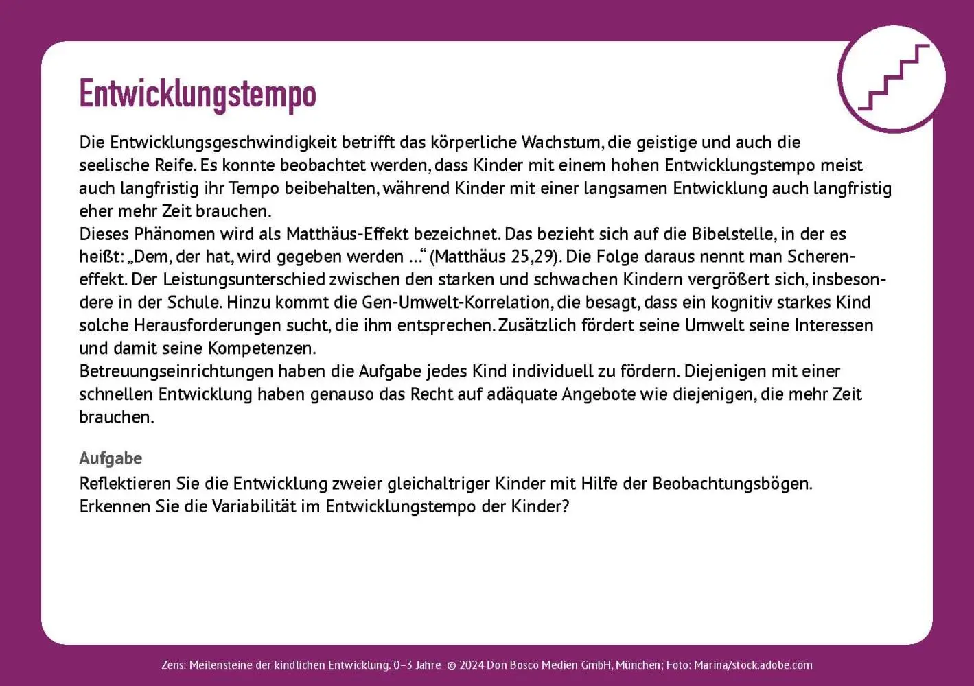 Bild: 4260694922699 | Meilensteine der kindlichen Entwicklung | Maria Zens | Bundle | 1 Box