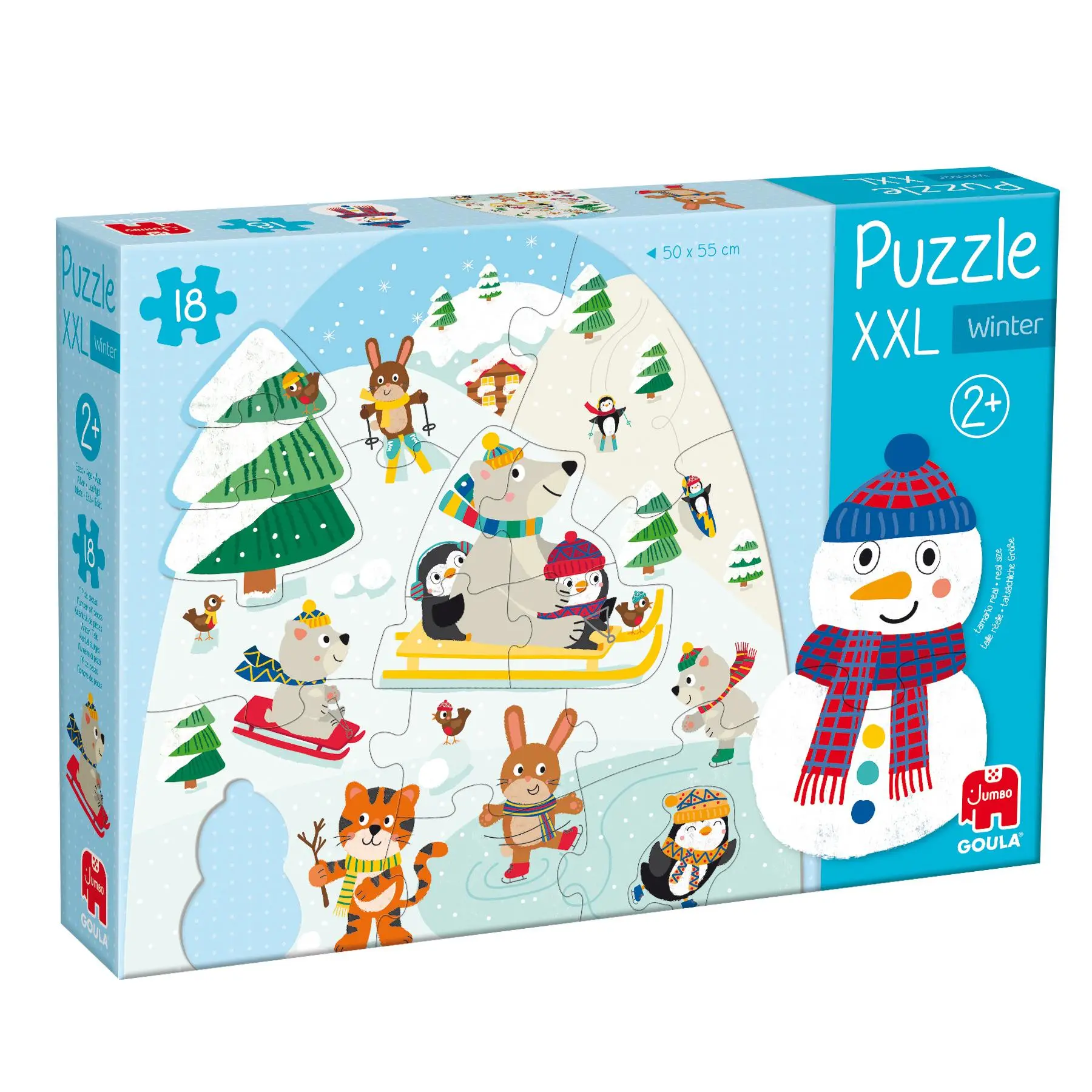 Bild: 8721017602699 | GOULA XXL Winter-Puzzle - 18 Teile | Spiel | Deutsch | 2025