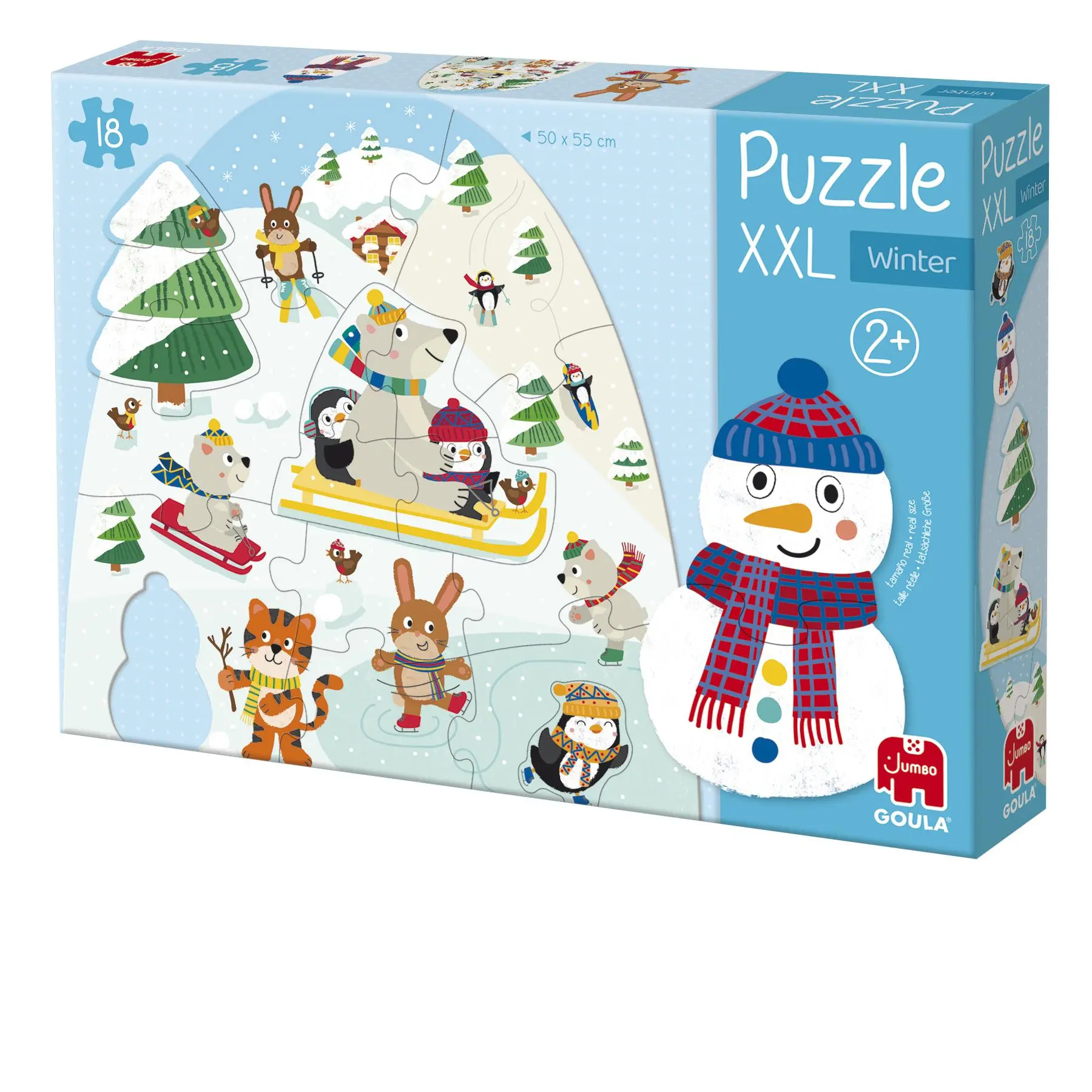 Bild: 8721017602699 | GOULA XXL Winter-Puzzle - 18 Teile | Spiel | Deutsch | 2025