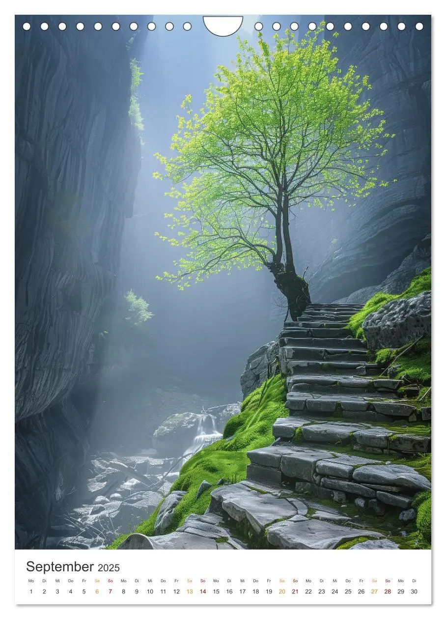 Bild: 9783383812699 | Mystische Pfade (Wandkalender 2025 DIN A4 hoch), CALVENDO...