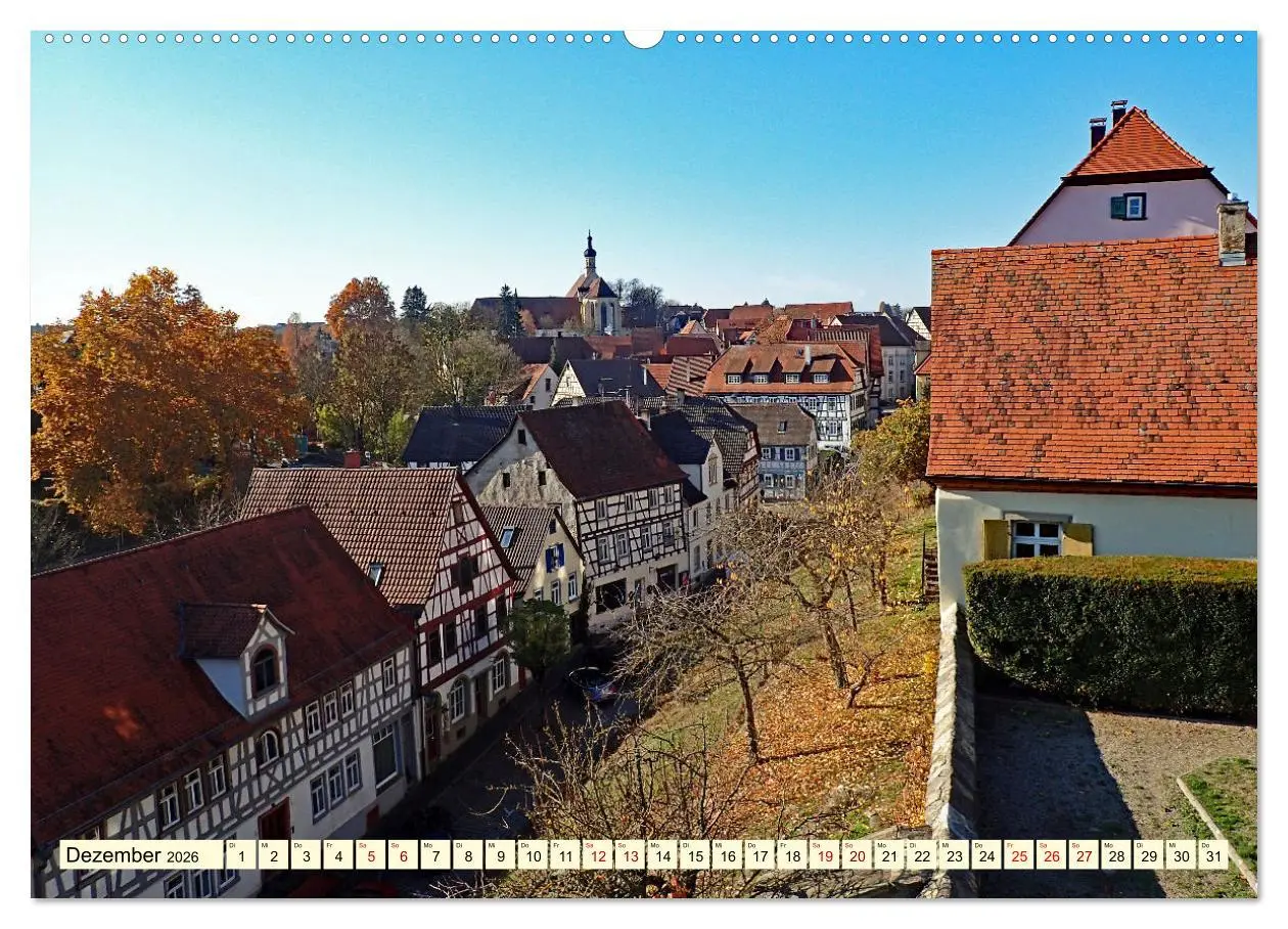 Bild: 9783457542699 | Unterwegs in Bad Wimpfen (Wandkalender 2026 DIN A2 quer), CALVENDO...