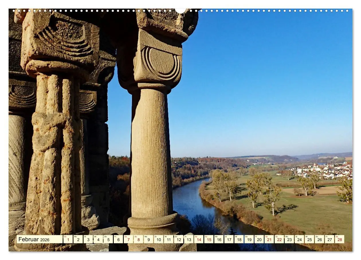 Bild: 9783457542699 | Unterwegs in Bad Wimpfen (Wandkalender 2026 DIN A2 quer), CALVENDO...