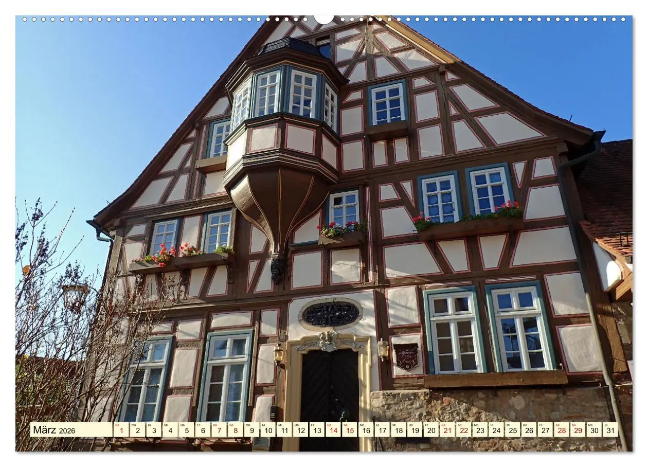 Bild: 9783457542699 | Unterwegs in Bad Wimpfen (Wandkalender 2026 DIN A2 quer), CALVENDO...