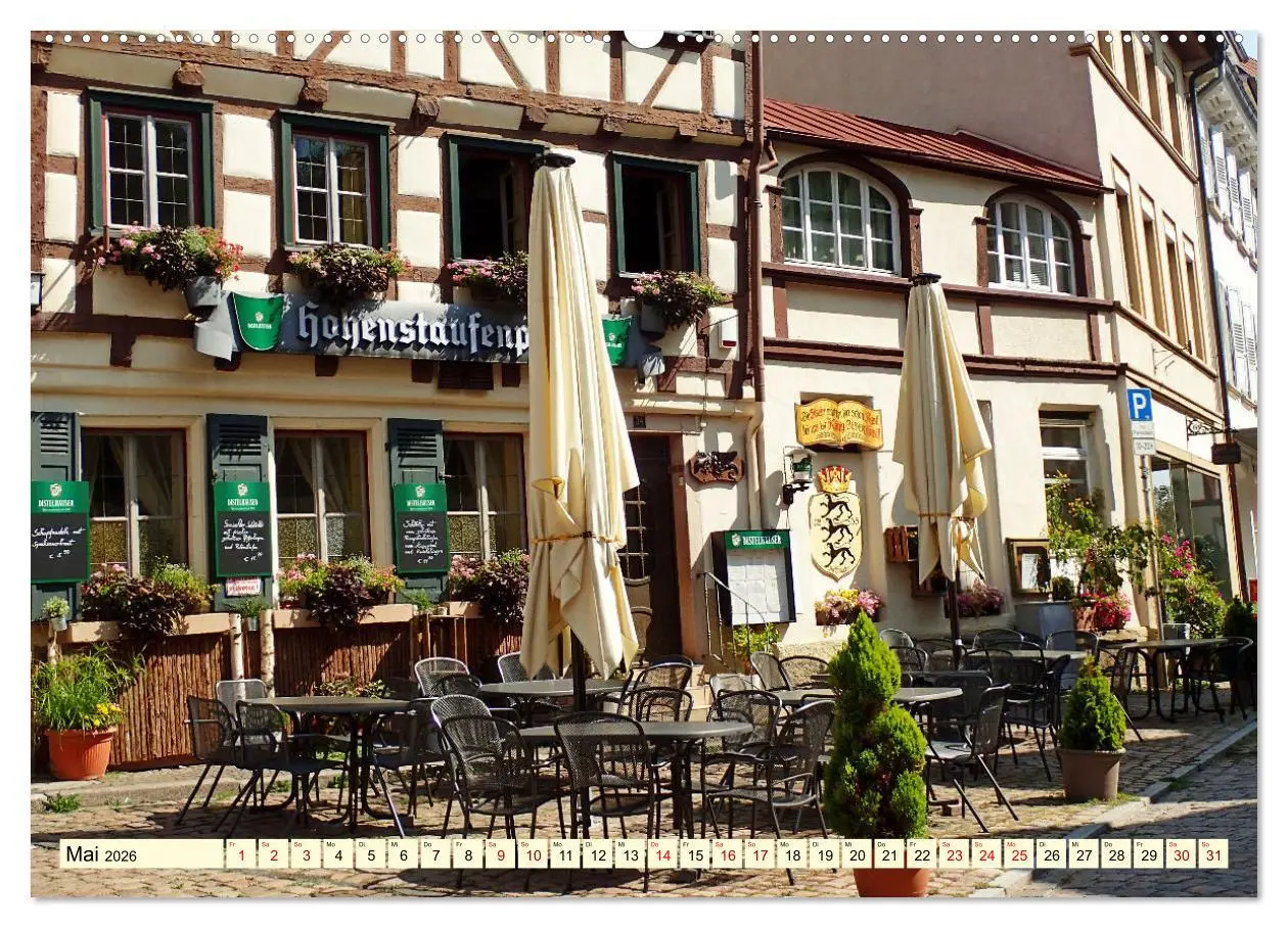 Bild: 9783457542699 | Unterwegs in Bad Wimpfen (Wandkalender 2026 DIN A2 quer), CALVENDO...