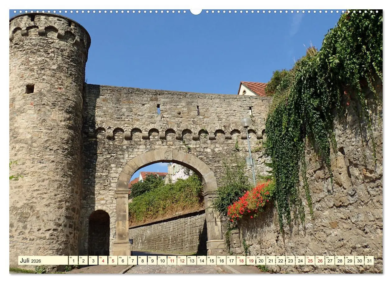 Bild: 9783457542699 | Unterwegs in Bad Wimpfen (Wandkalender 2026 DIN A2 quer), CALVENDO...