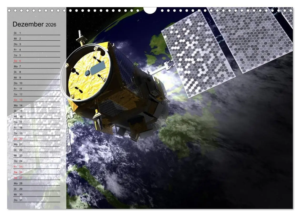 Bild: 9783516012699 | Missionen im Weltall (Wandkalender 2026 DIN A3 quer), CALVENDO...