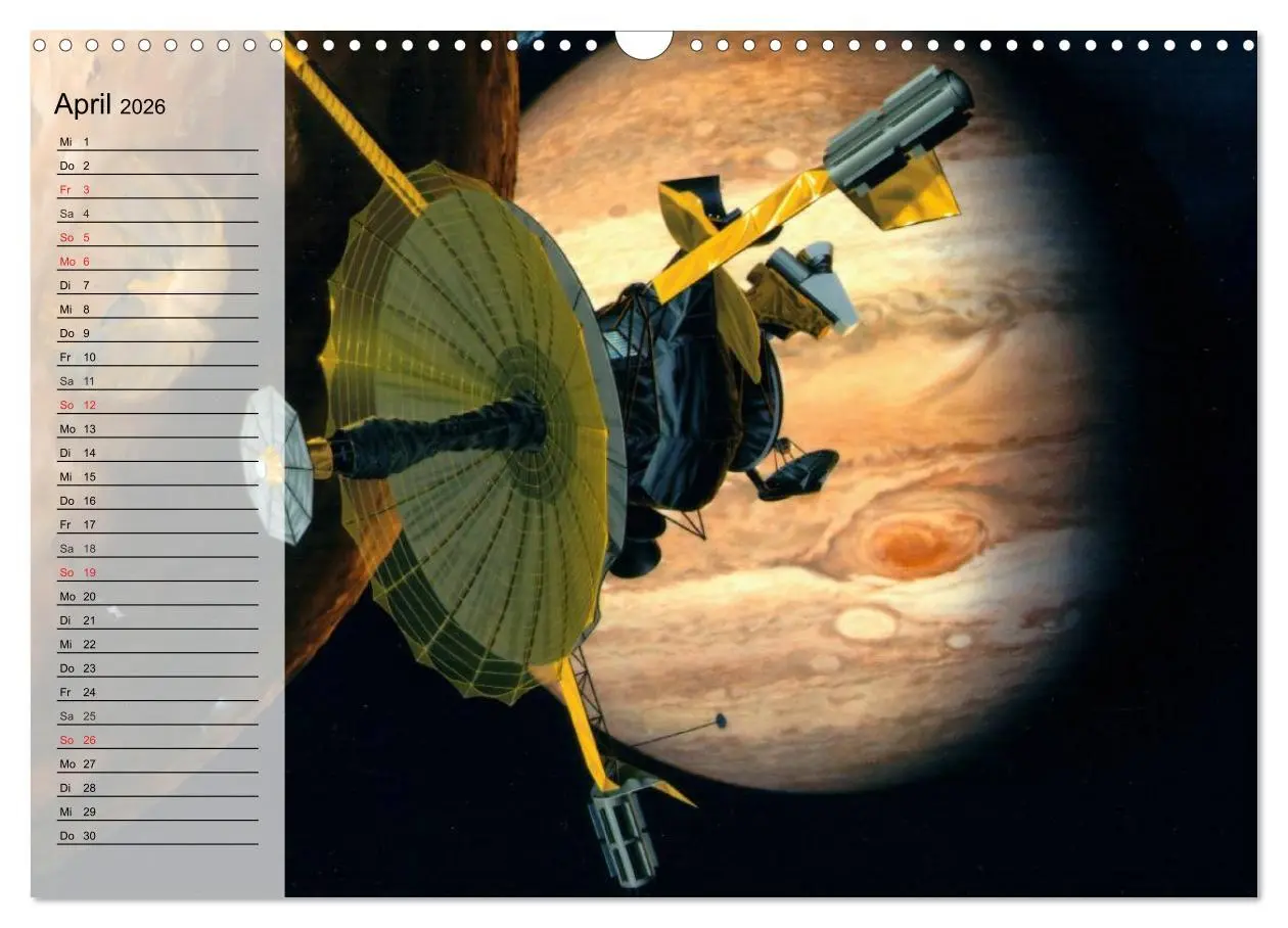 Bild: 9783516012699 | Missionen im Weltall (Wandkalender 2026 DIN A3 quer), CALVENDO...
