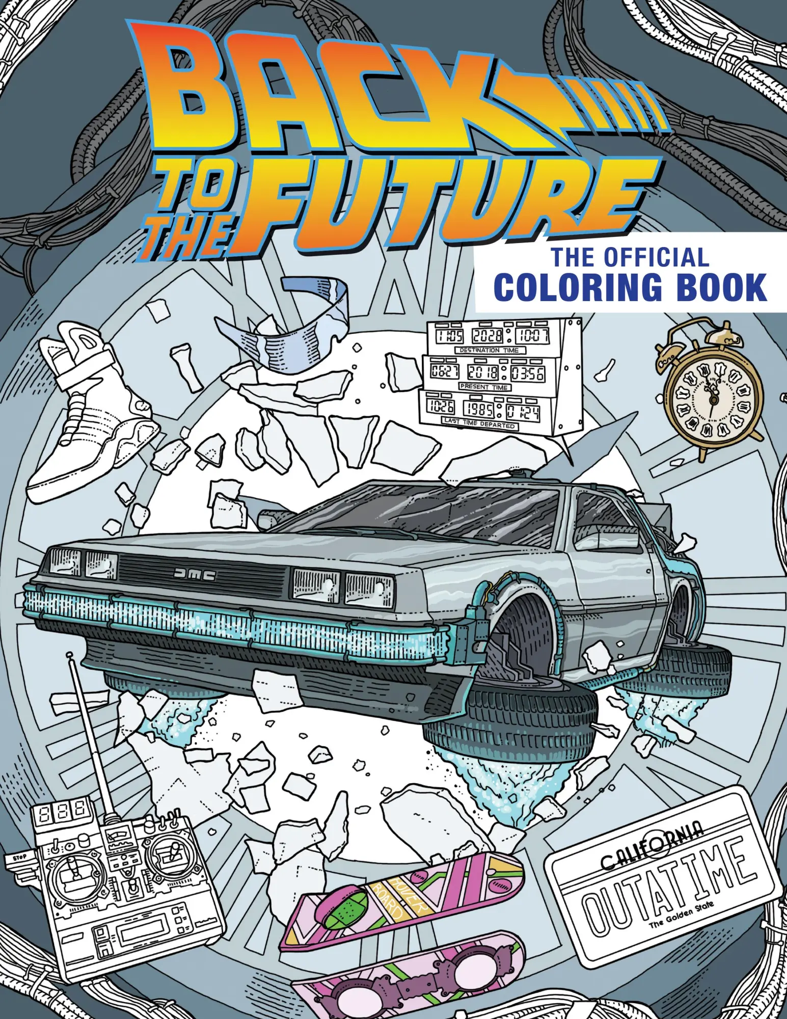 Insight Editions Back To The Future, The Official Coloring Book