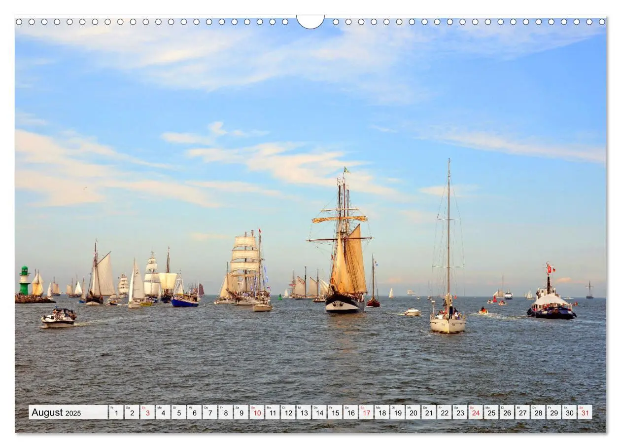 Bild: 9783435202799 | Die HANSE SAIL Das große Seglertreffen in Rostock (Wandkalender...