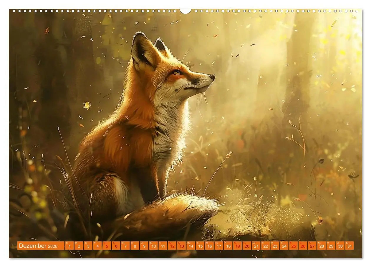 Bild: 9783457392799 | Von Füchsen und Wölfen (hochwertiger Premium Wandkalender 2026 DIN...