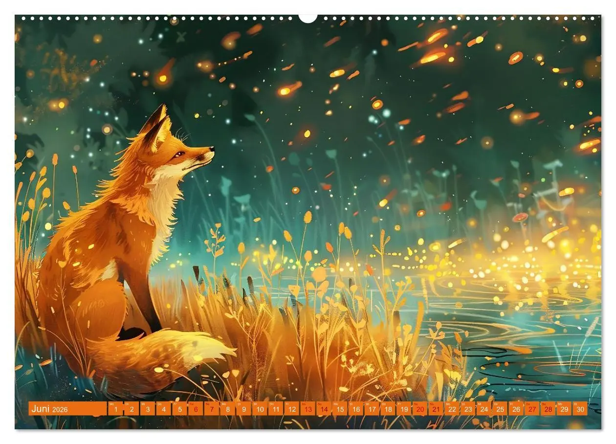 Bild: 9783457392799 | Von Füchsen und Wölfen (hochwertiger Premium Wandkalender 2026 DIN...