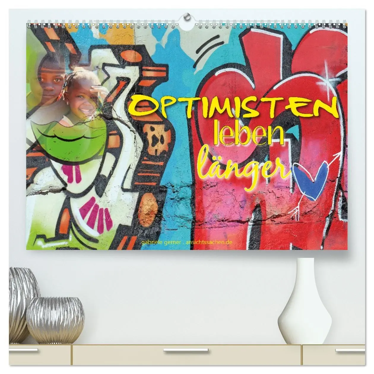 Cover: 9783457532799 | Optimisten leben länger (hochwertiger Premium Wandkalender 2026 DIN...