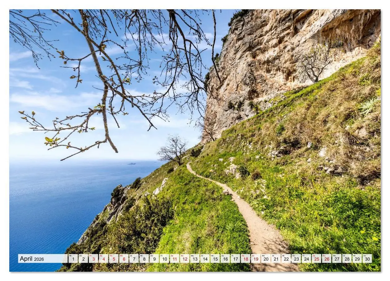 Bild: 9783516622799 | Amalfiküste und Capri - Sehnsuchtsorte (Wandkalender 2026 DIN A3...