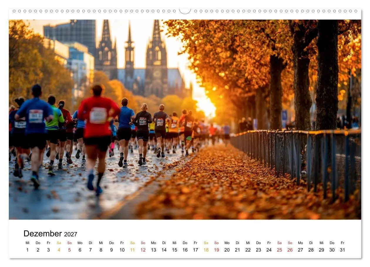 Bild: 9783569022799 | Marathon Power (Wandkalender 2027 DIN A2 quer), CALVENDO...