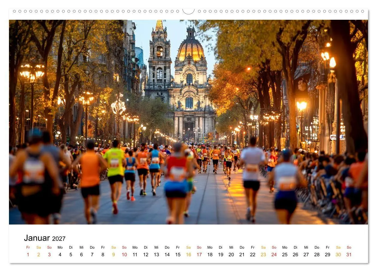 Bild: 9783569022799 | Marathon Power (Wandkalender 2027 DIN A2 quer), CALVENDO...