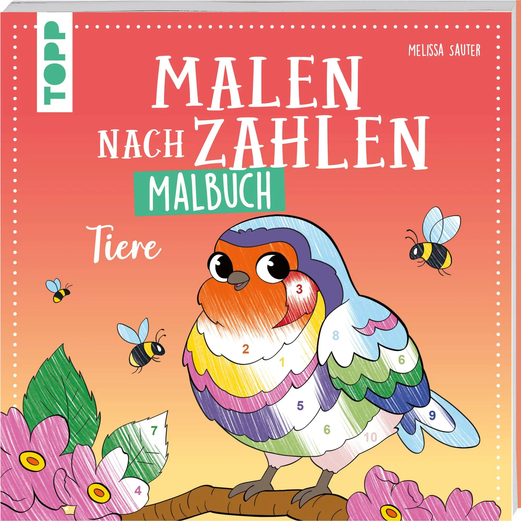 Cover: 9783735892799 | Malen nach Zahlen Malbuch Tiere | Melissa Sauter | Taschenbuch | 64 S.