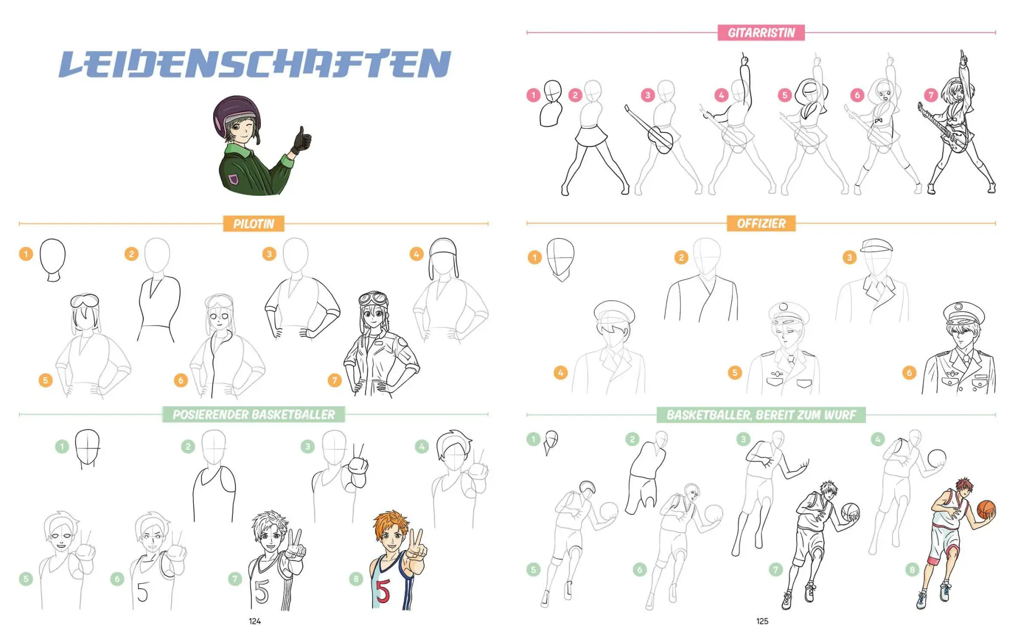Bild: 9783745932799 | Die ultimative Motiv-Bibliothek - 1000 x Manga zeichnen | Lise Herzog