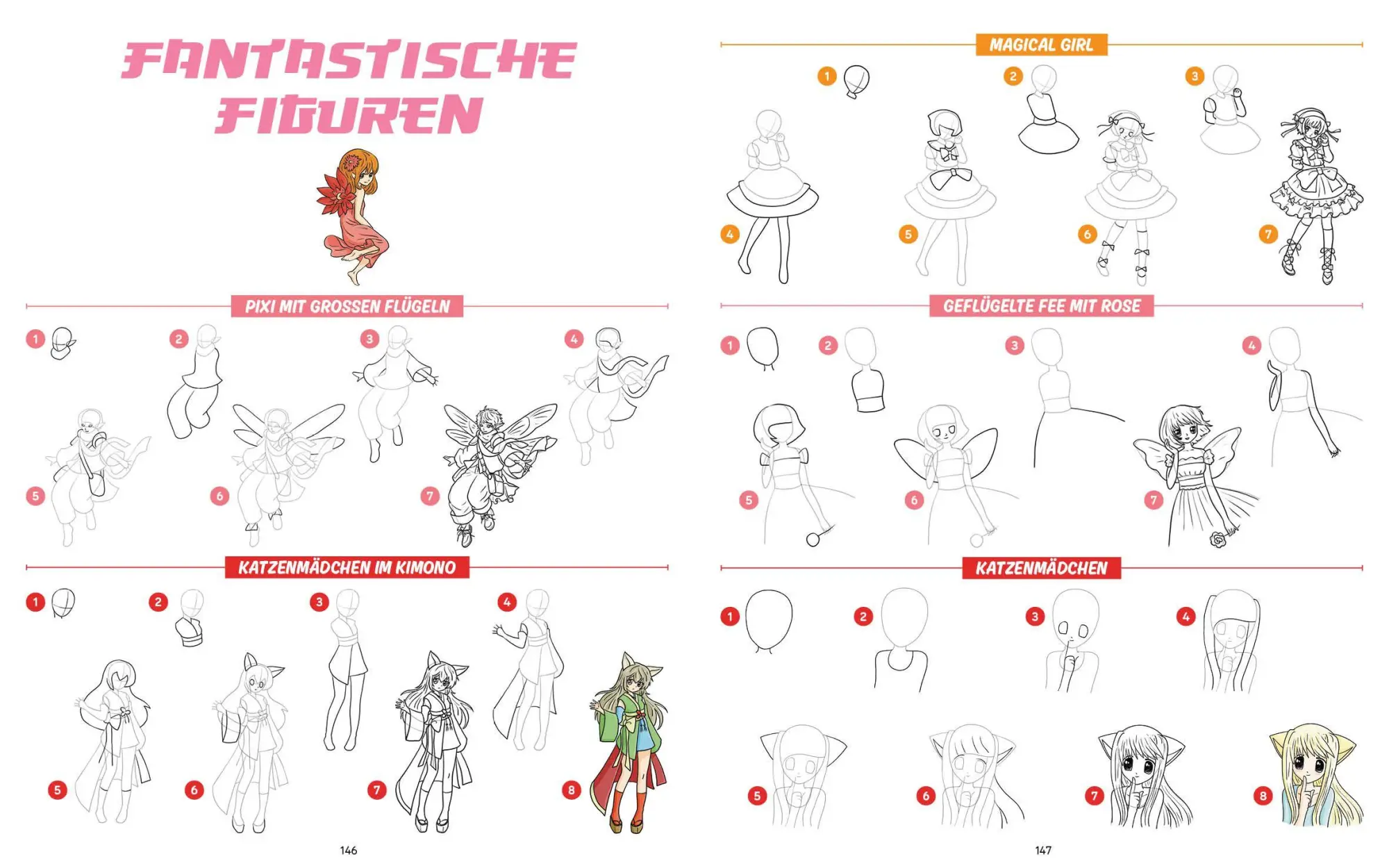 Bild: 9783745932799 | Die ultimative Motiv-Bibliothek - 1000 x Manga zeichnen | Lise Herzog