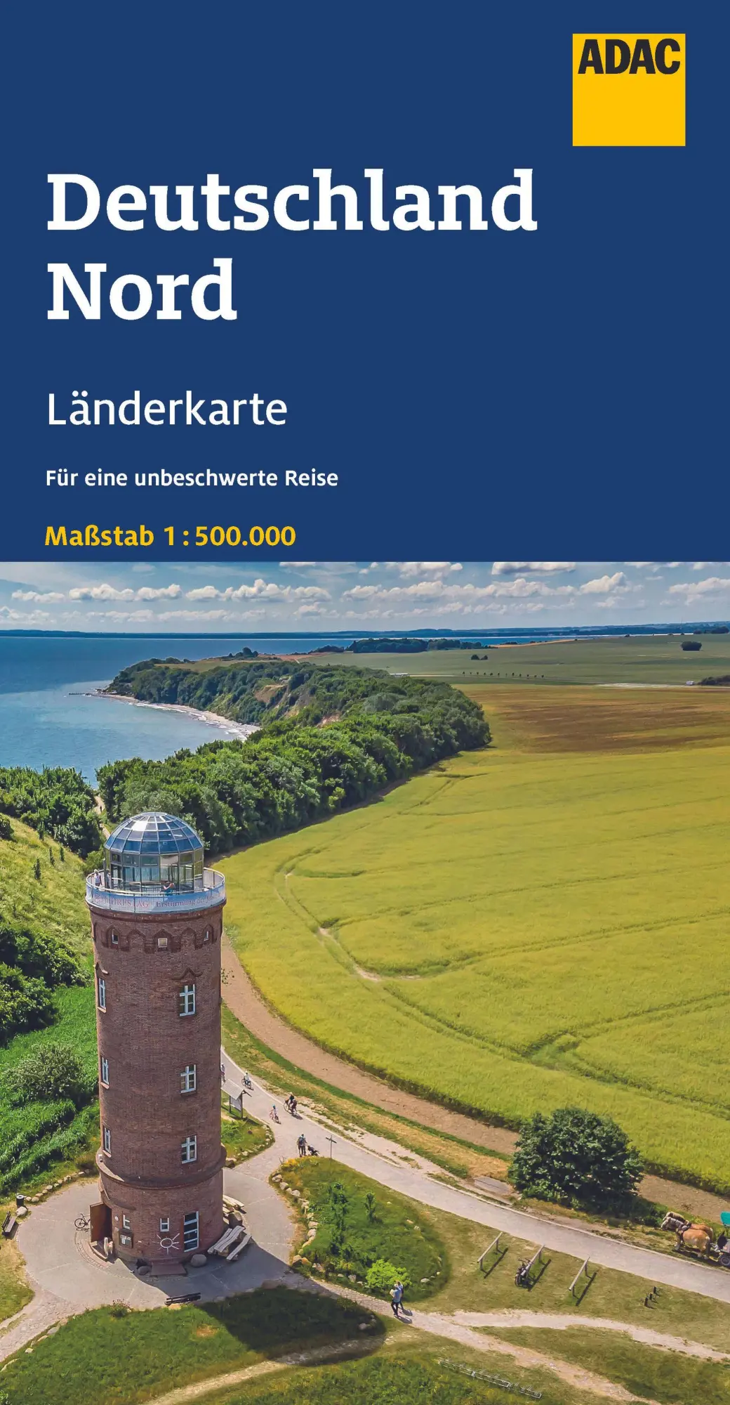 Cover: 9783826422799 | ADAC Länderkarte Deutschland Nord 1:500.000 | (Land-)Karte | 96 S.