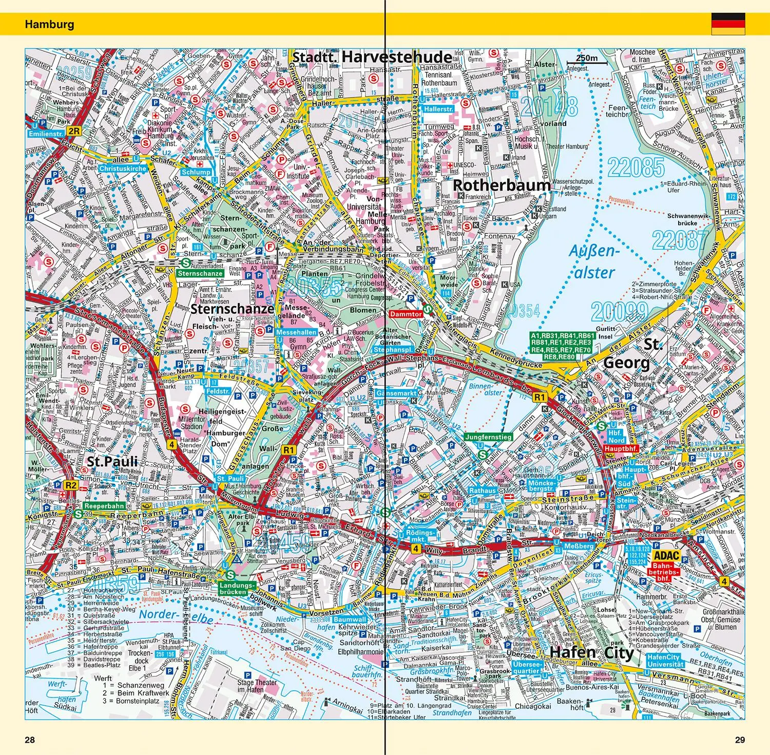 Bild: 9783826422799 | ADAC Länderkarte Deutschland Nord 1:500.000 | (Land-)Karte | 96 S.