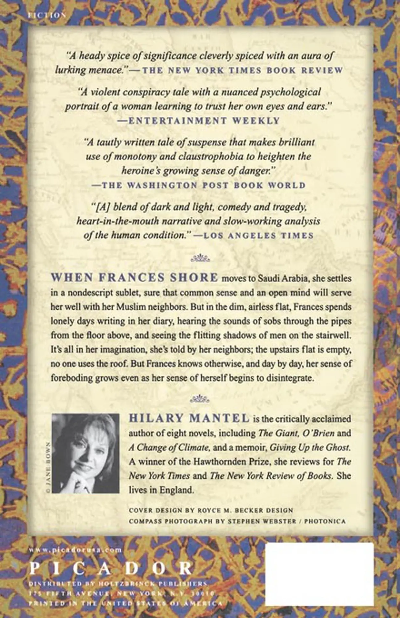 Rückseite: 9780312422899 | Eight Months on Ghazzah Street | Hilary Mantel (u. a.) | Taschenbuch