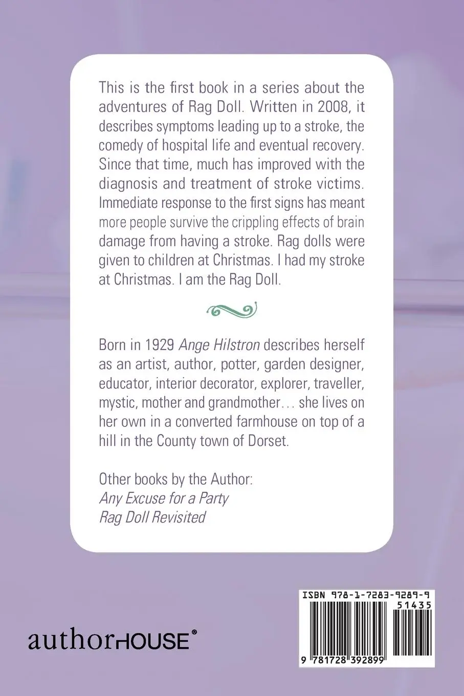 Rückseite: 9781728392899 | Rag Doll for Christmas | Ange Hilstron | Taschenbuch | Englisch | 2019