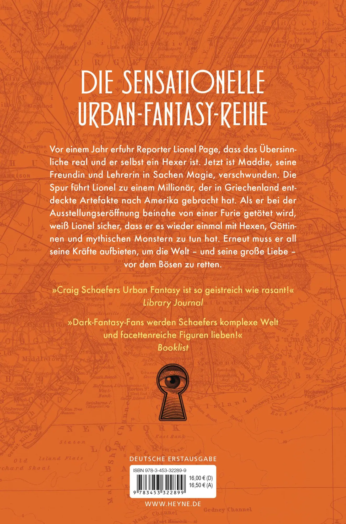 Bild: 9783453322899 | Die Hexen von New York | Roman | Craig Schaefer | Taschenbuch | 512 S.
