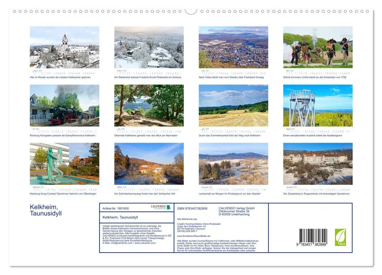Bild: 9783457382899 | Kelkheim, Taunusidyll (hochwertiger Premium Wandkalender 2026 DIN...