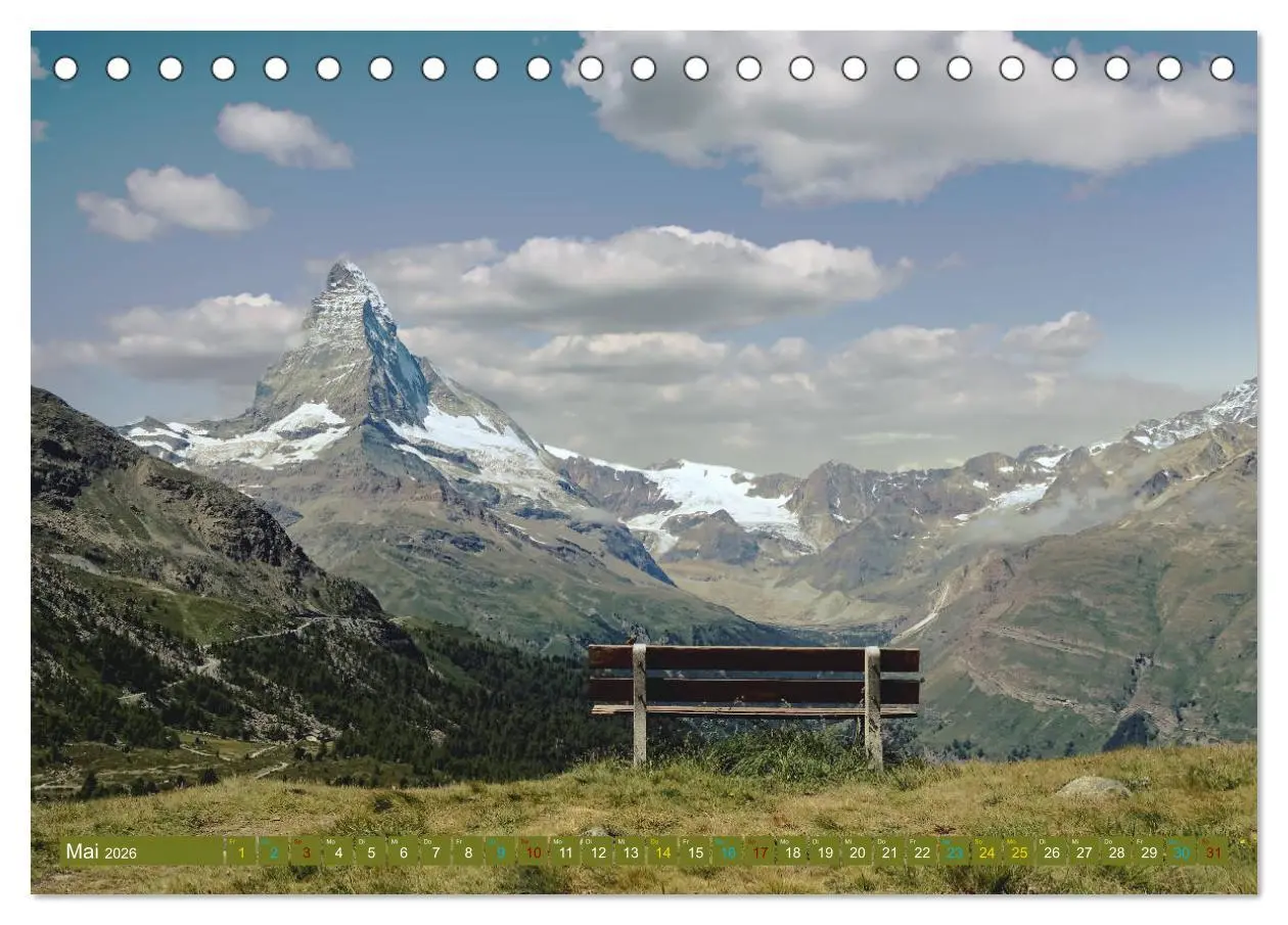 Bild: 9783457522899 | MATTERHORN Impressionen (Tischkalender 2026 DIN A5 quer), CALVENDO...