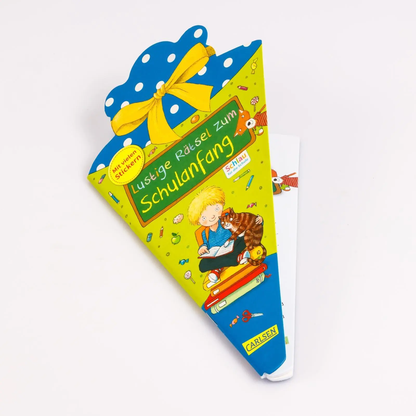 Bild: 9783551192899 | Schlau für die Schule: Lustige Rätsel zum Schulanfang (Schultüte blau)