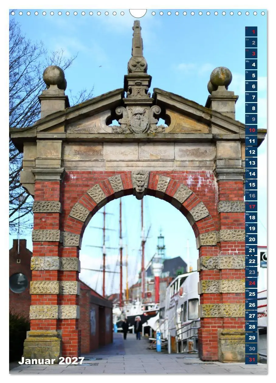 Bild: 9783569872899 | Emden - Sehenswertes der Seehafenstadt (Wandkalender 2027 DIN A3...