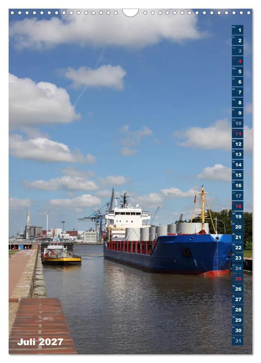 Bild: 9783569872899 | Emden - Sehenswertes der Seehafenstadt (Wandkalender 2027 DIN A3...