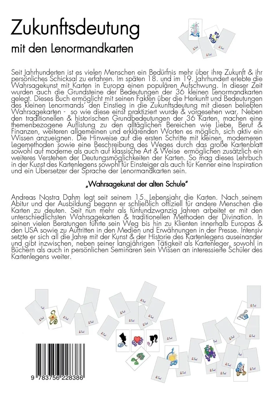 Rückseite: 9783751932899 | Zukunftsdeutung mit den Lenormandkarten | Andreas Nostra Dahm | Buch