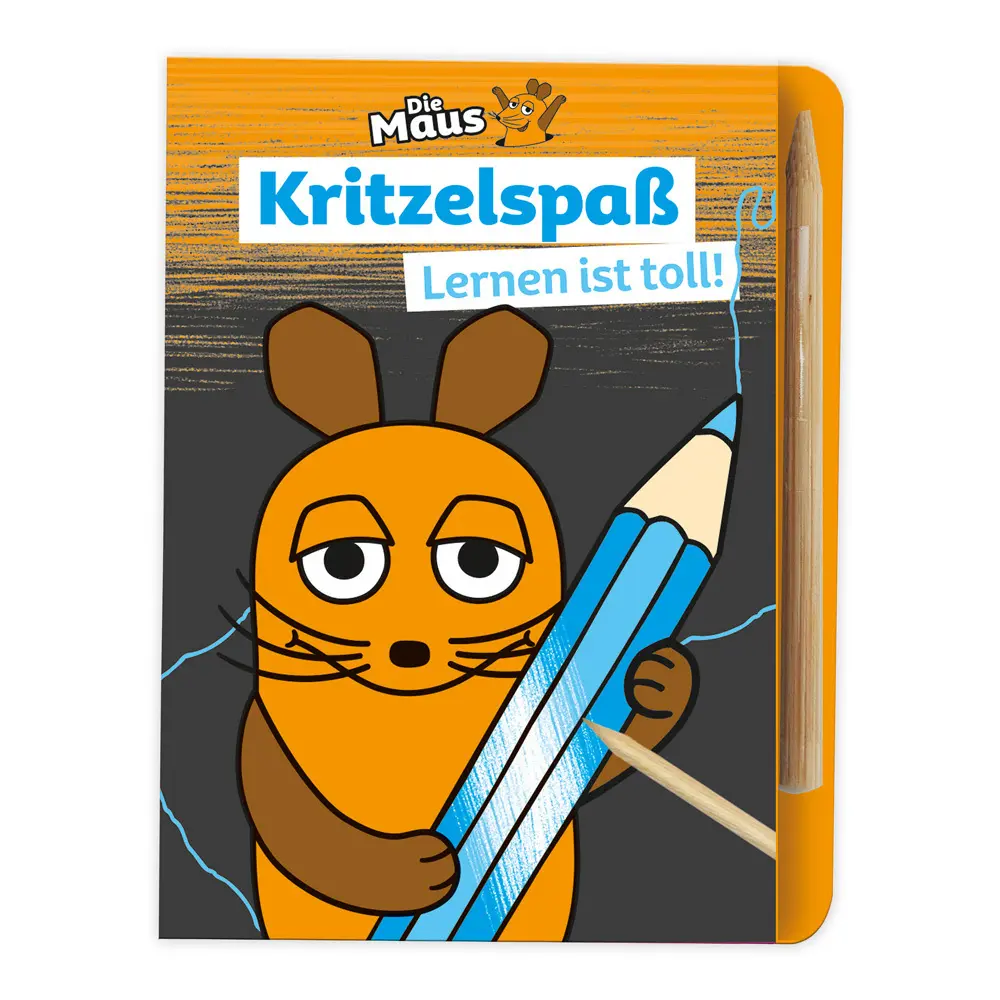 Cover: 9783988022899 | Trötsch Die Maus Mini-Kratzblock Kritzelspaß Lernen ist toll | Co.KG
