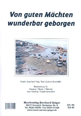 Cover: 4260307722999 | Von guten Mächten wunderbar geborgen für Klavier (Orgel) (mit Text...