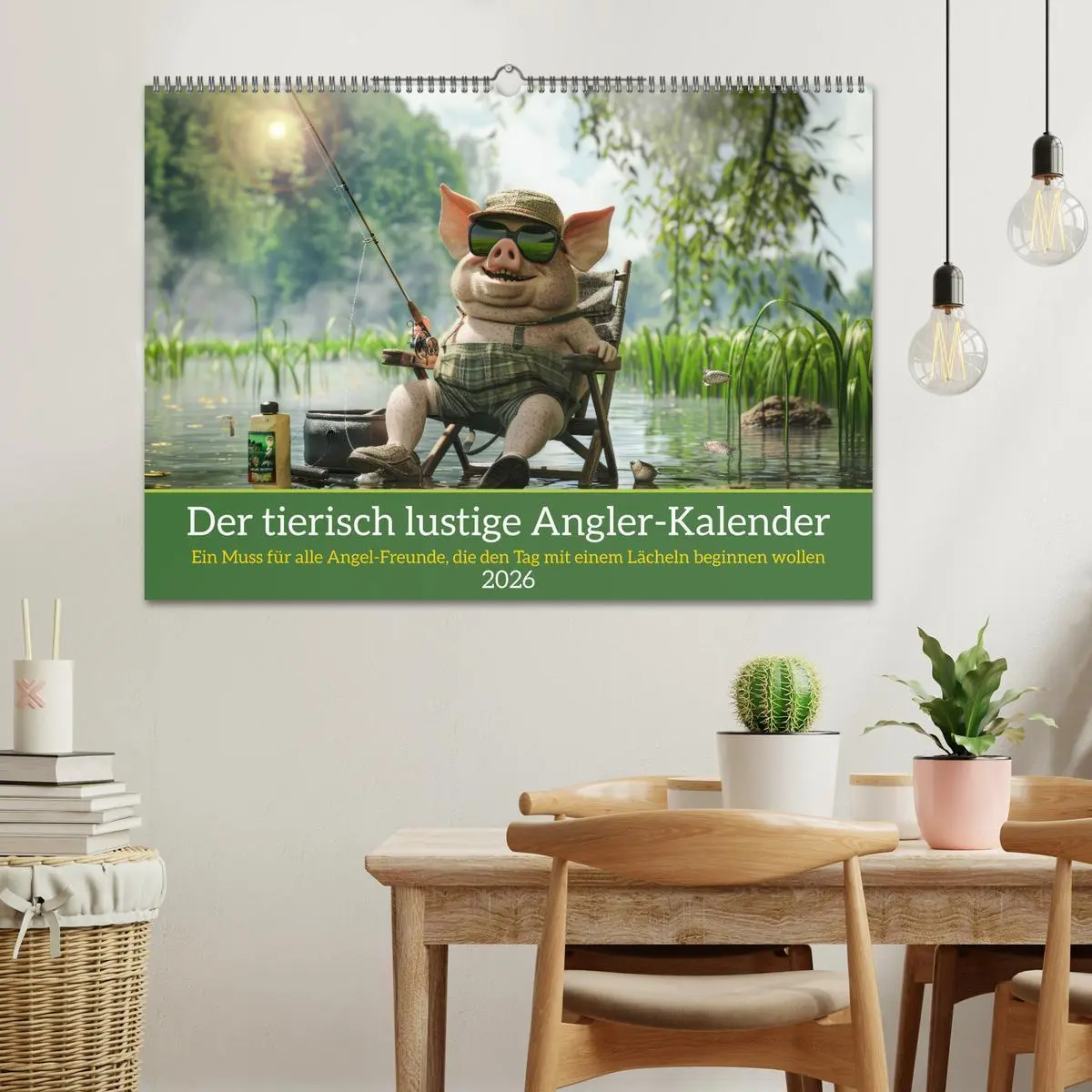 Bild: 9783457372999 | Der tierisch lustige Angler-Kalender (Wandkalender 2026 DIN A2...