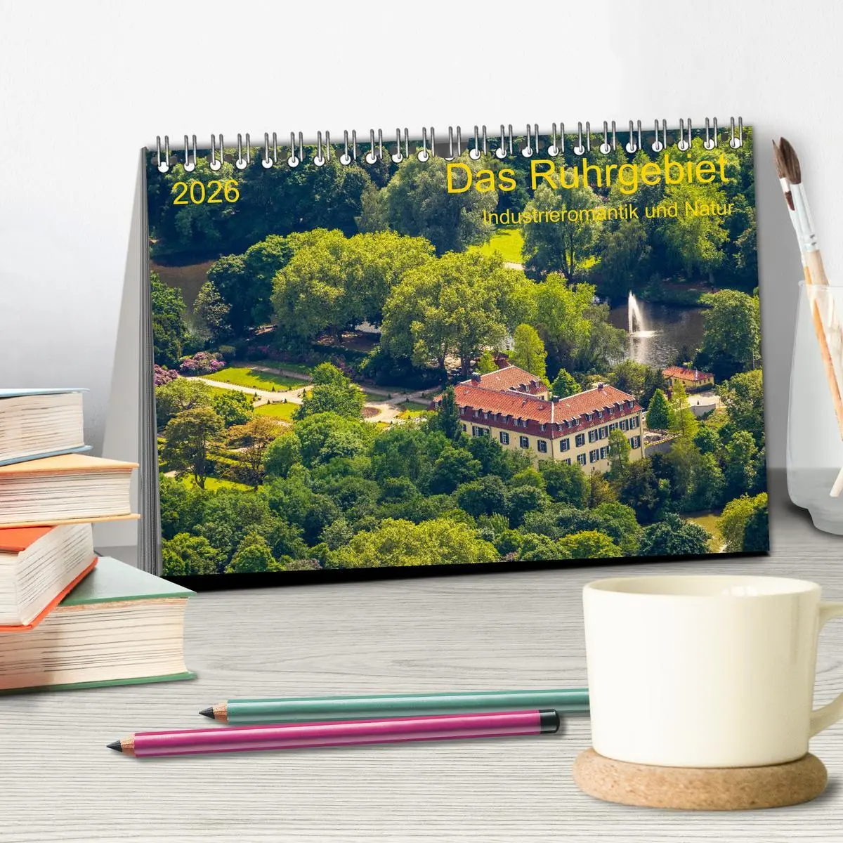 Bild: 9783457752999 | Das Ruhrgebiet Industrieromantik und Natur (Tischkalender 2026 DIN...