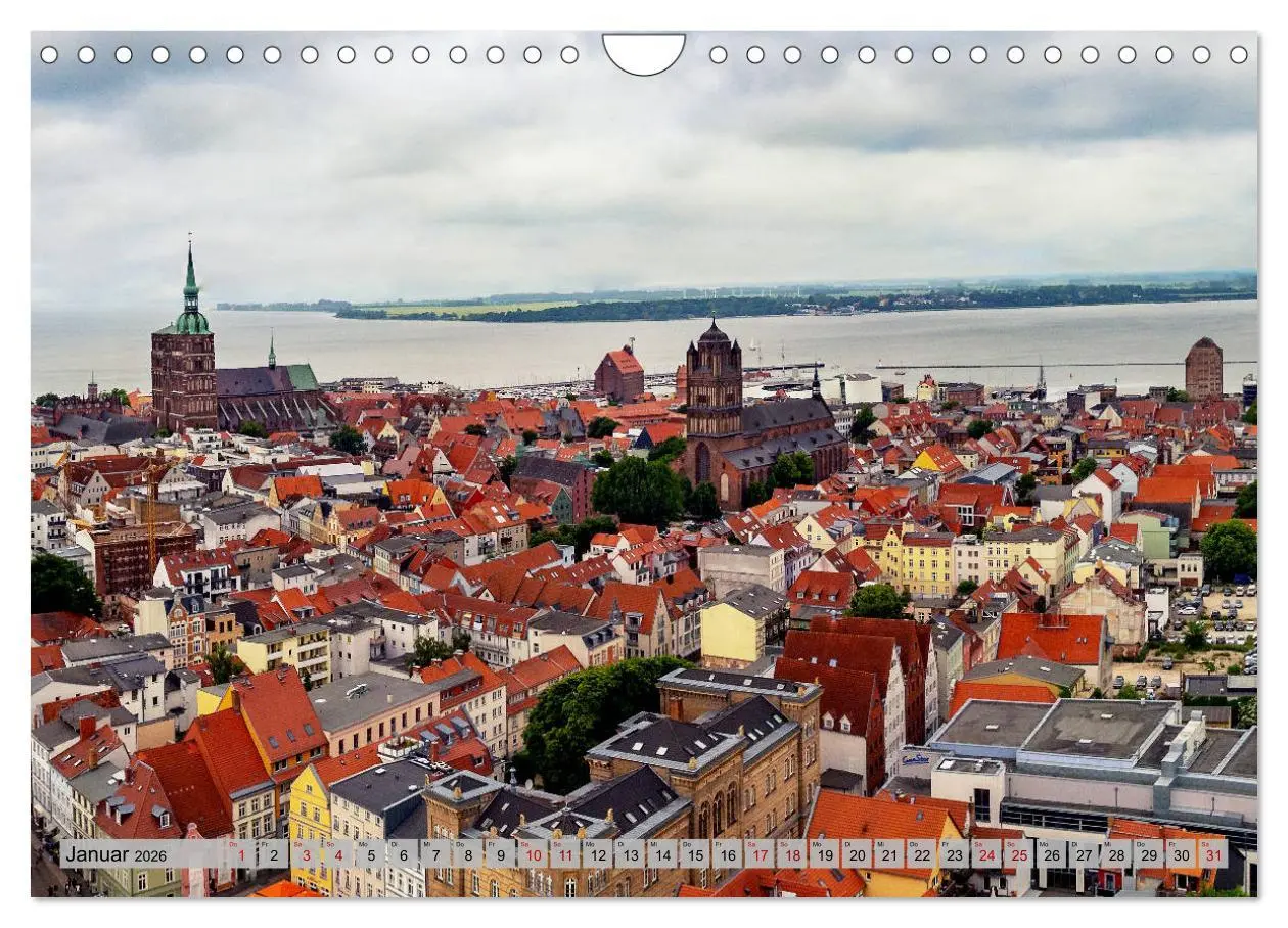 Bild: 9783457822999 | Stralsunder Impressionen (Wandkalender 2026 DIN A4 quer), CALVENDO...