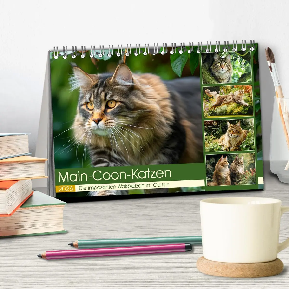 Bild: 9783457992999 | Main-Coon-Katzen. Die imposanten Waldkatzen im Garten...