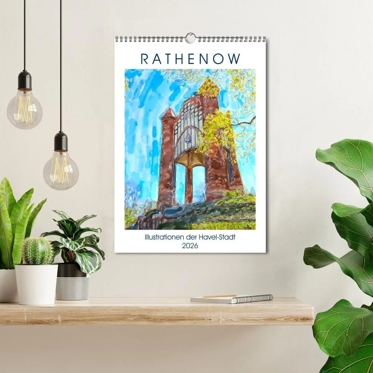 Bild: 9783516392999 | Rathenow - Illustrationen der Havel-Stadt (Wandkalender 2026 DIN A3...