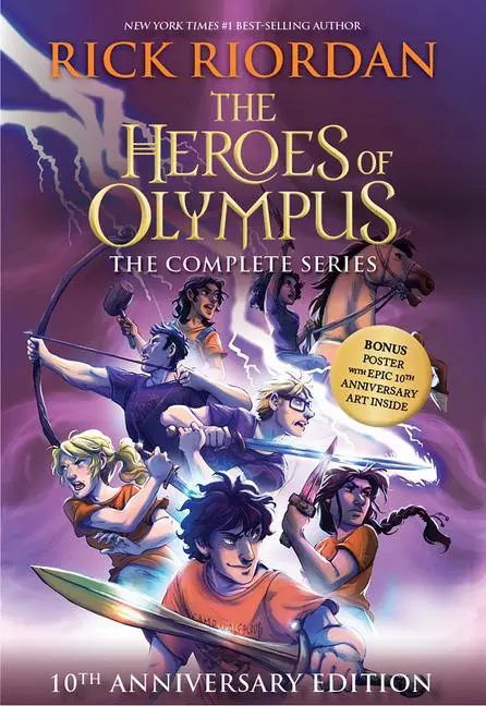 Cover: 9781368053099 | Heroes of Olympus Paperback Boxed Set, The-10th Anniversary Edition