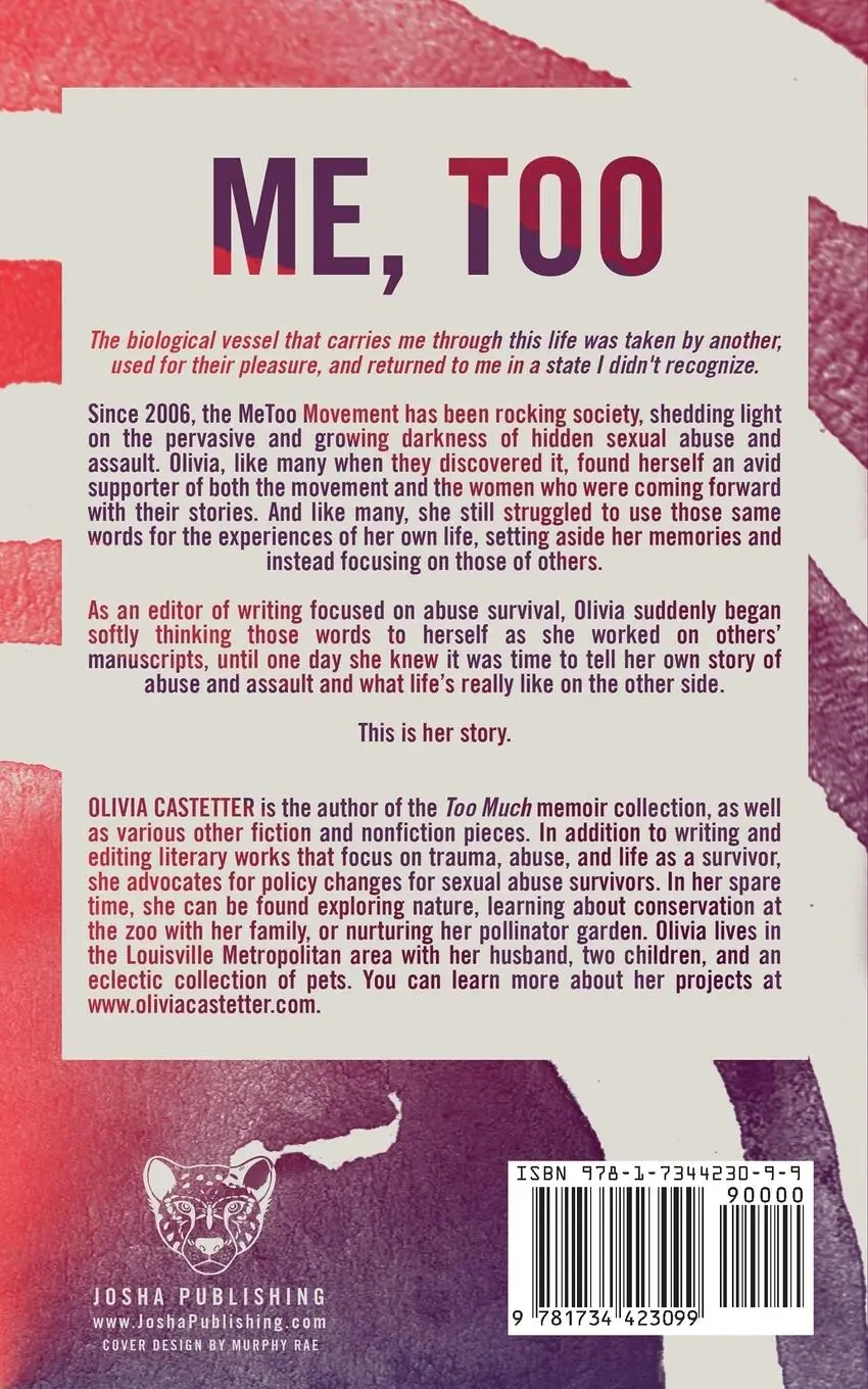 Rückseite: 9781734423099 | Me, Too | Voicing My Story | Olivia Castetter | Taschenbuch | Englisch