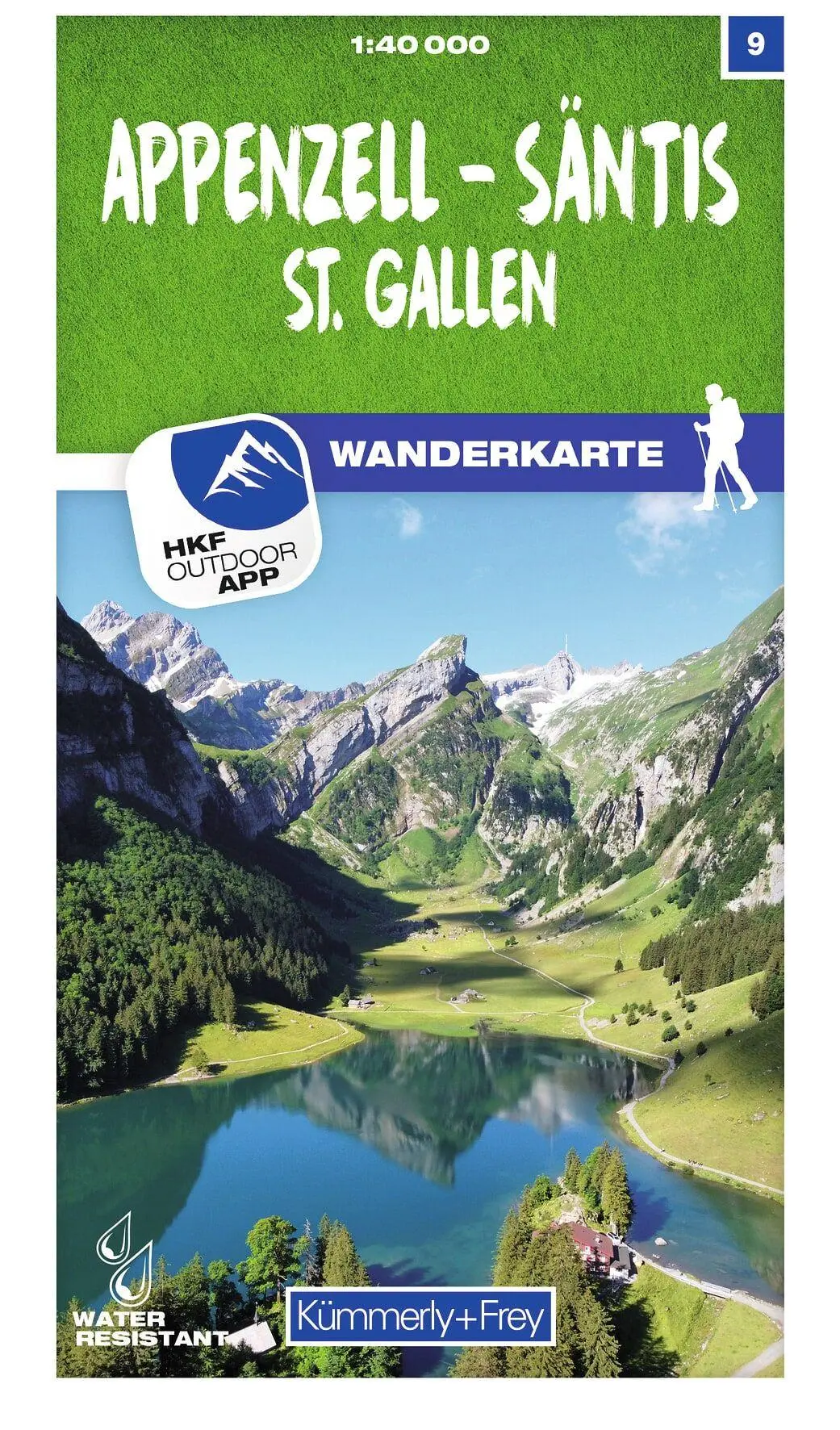 Cover: 9783259023099 | Appenzell - Säntis / St. Gallen 09 Wanderkarte 1:40 000 matt laminiert