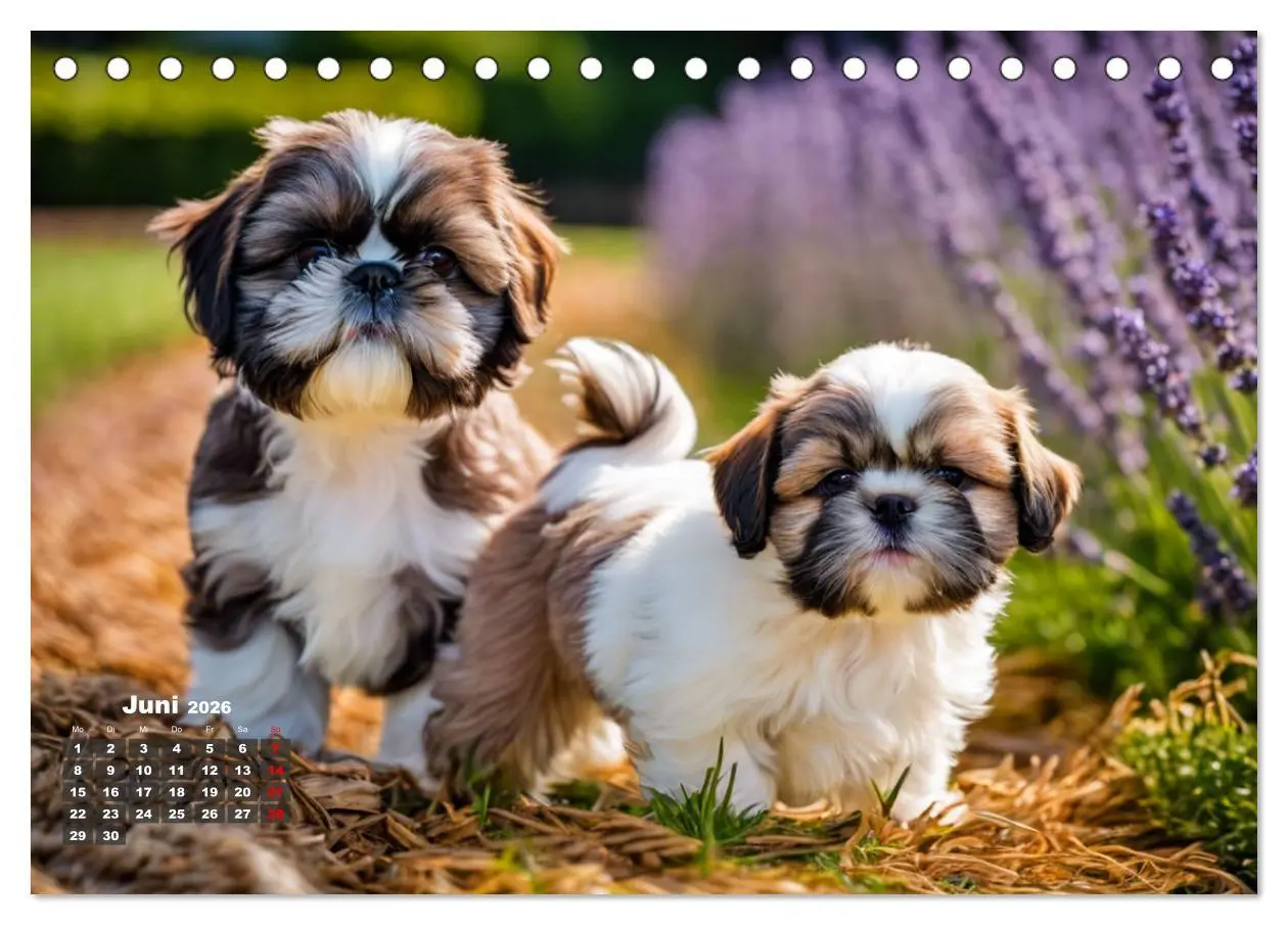 Bild: 9783457403099 | Shih Tzu - der wuschelige Hund aus Tibet (Tischkalender 2026 DIN A5...