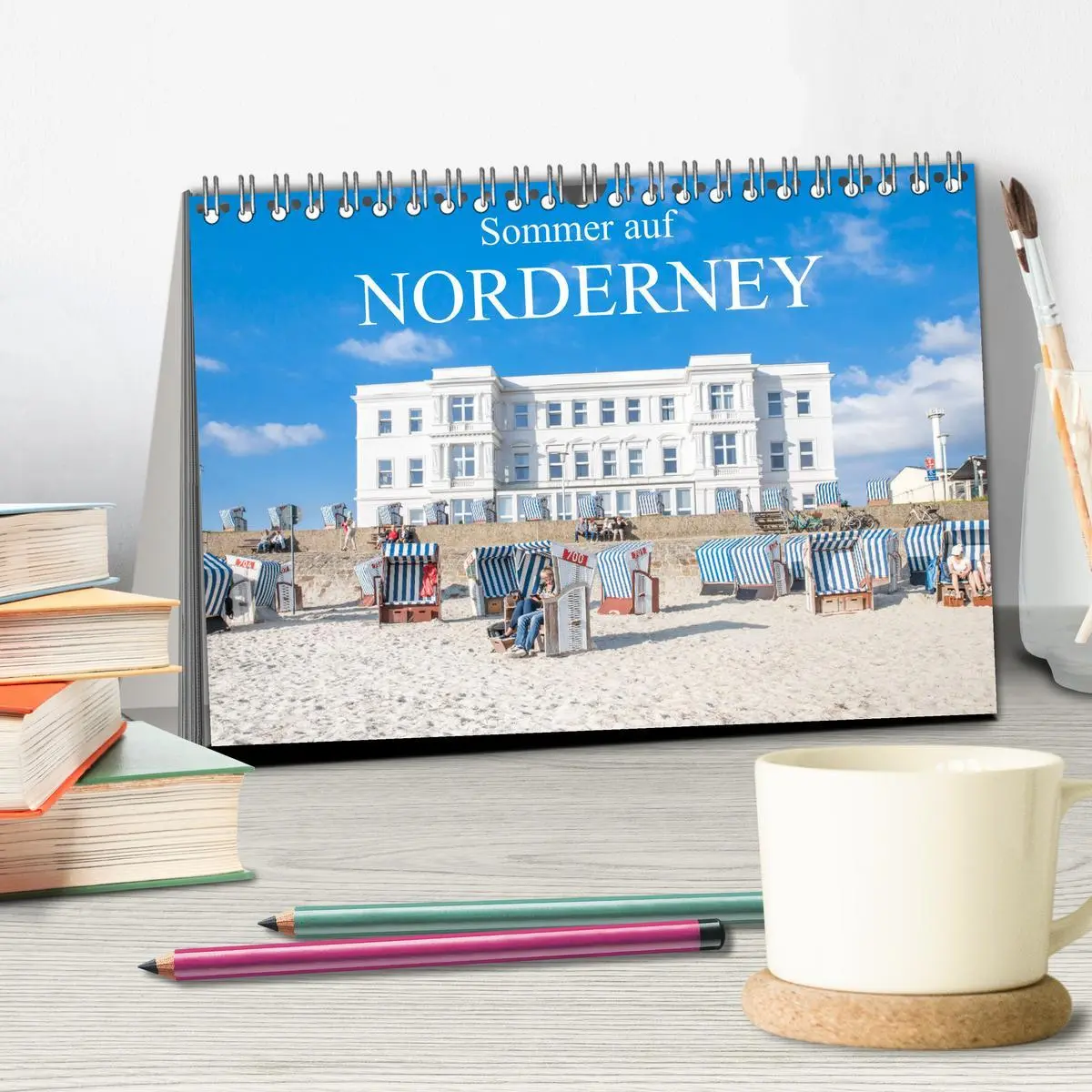 Bild: 9783457643099 | Sommer auf Norderney (Tischkalender 2026 DIN A5 quer), CALVENDO...